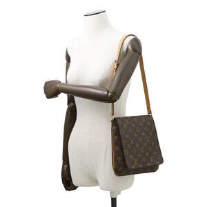 LOUIS VUITTON Musette Tango Short Damier Ebene Canvas